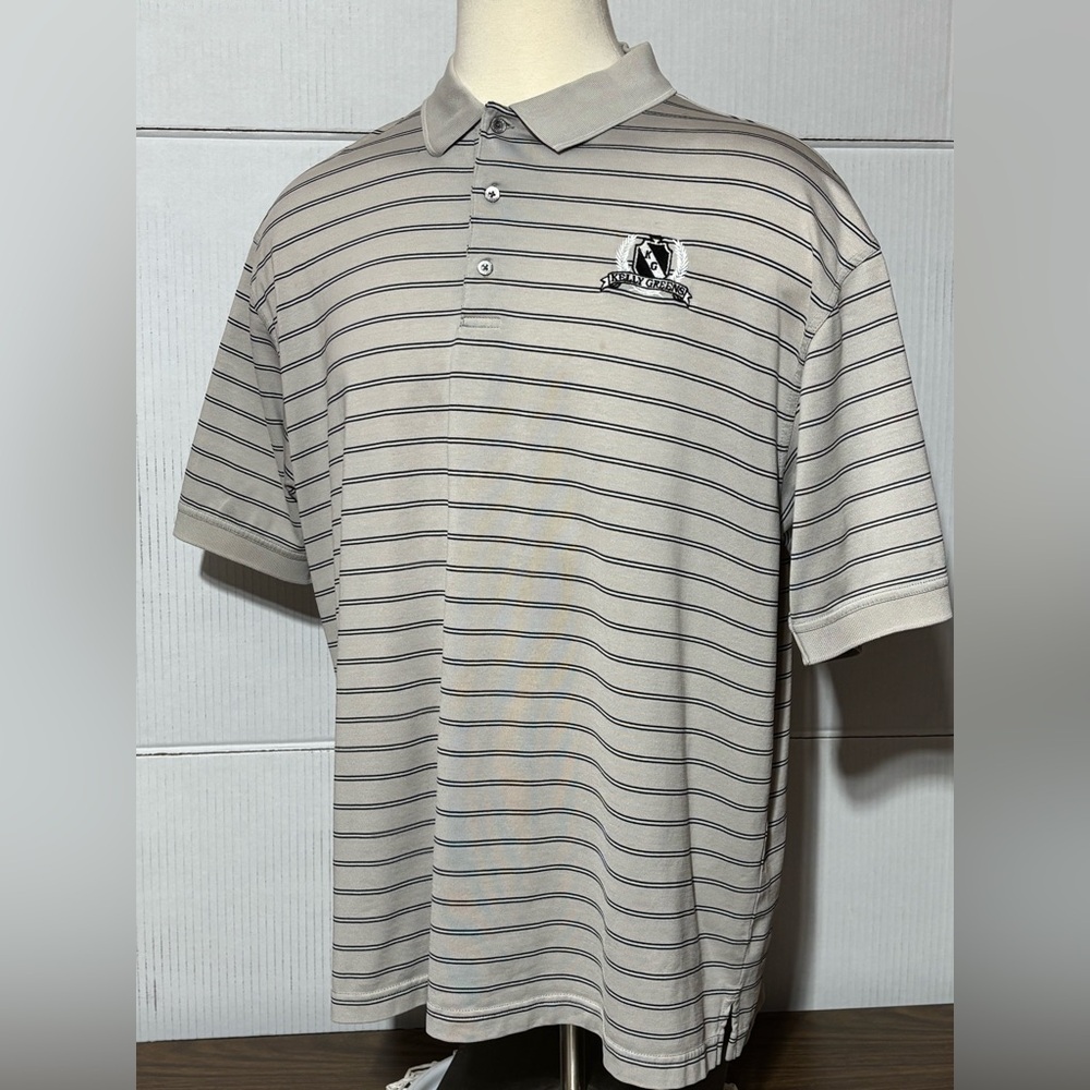 Ping performance dynamics XXL Kelly Greens MEN’s tan & black stripped go…